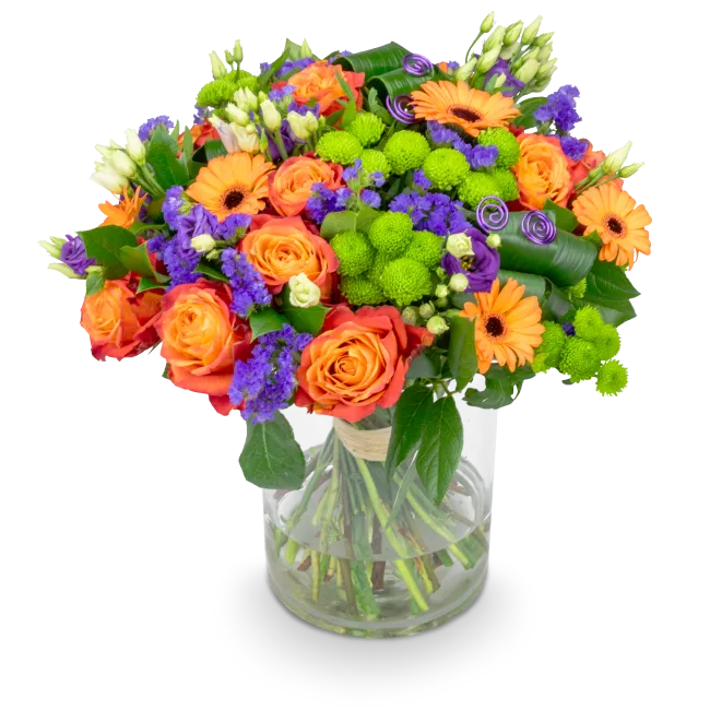 Bouquet of orange flowers